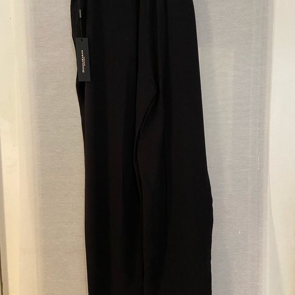 Donna Karan New York Black Crepe Trousers - Picture 2 of 4